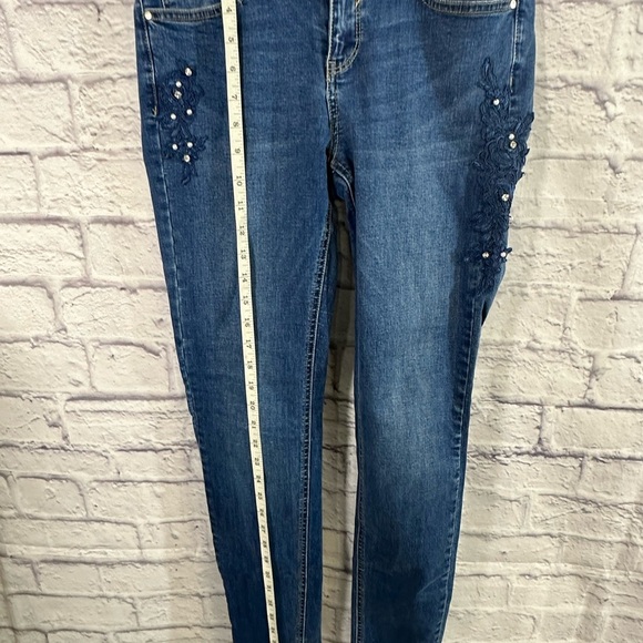 Orsay European Women’s Embellished Skinny Jeans Size 38 EU US Size 8 - Picture 6 of 14